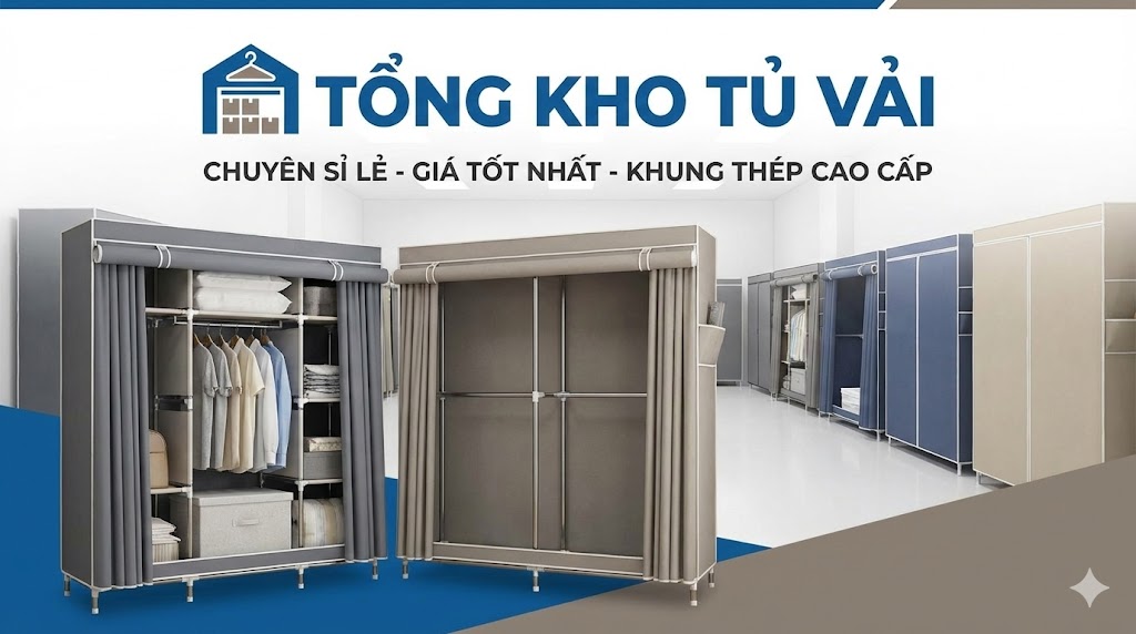 Tủ vải khung thép cao cấp Tổng Kho Tủ Vải